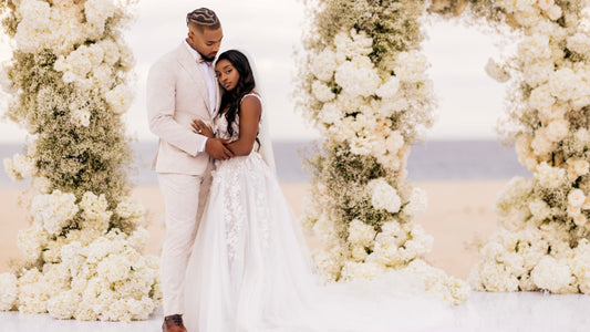 Simone Biles Wedding Galia Lahav Custom Dress